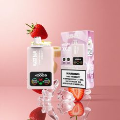 Razz Bar 40000 Puffs Eldobható E-cigaretta Eper Banán_Red Bull Jég