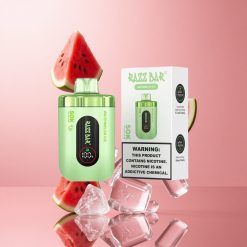 Razz Bar 50K Puffs Eldobható E-cigaretta Görögdinnye Jég