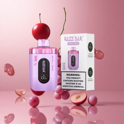 Razz Bar 50K Puffs Eldobható E-cigaretta Vörös Bika Szőlő