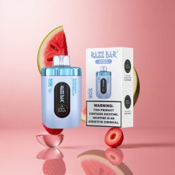 Razz Bar 50K Puffs Málna Görögdinnye Eldobható E-cigaretta