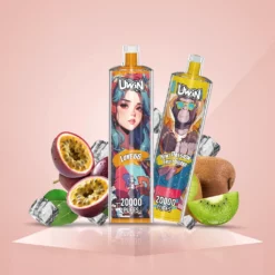Uwin Shisha Crystal 20K slukk 12 íz Eldobható 22ml Nikotinsó